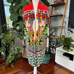 ETRO light weight colorful patterned cardigan